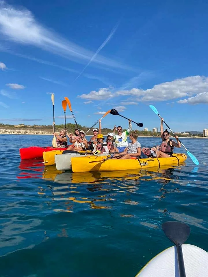 Гребане към Несебър